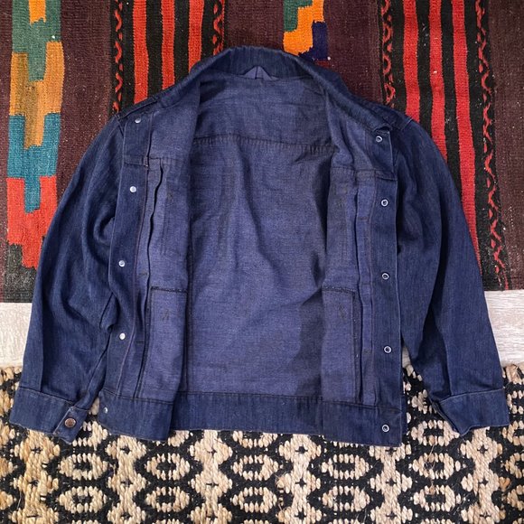 Vintage 70s Denim Jacket - Perfect Condition - Men's S - Picture 6 of 6